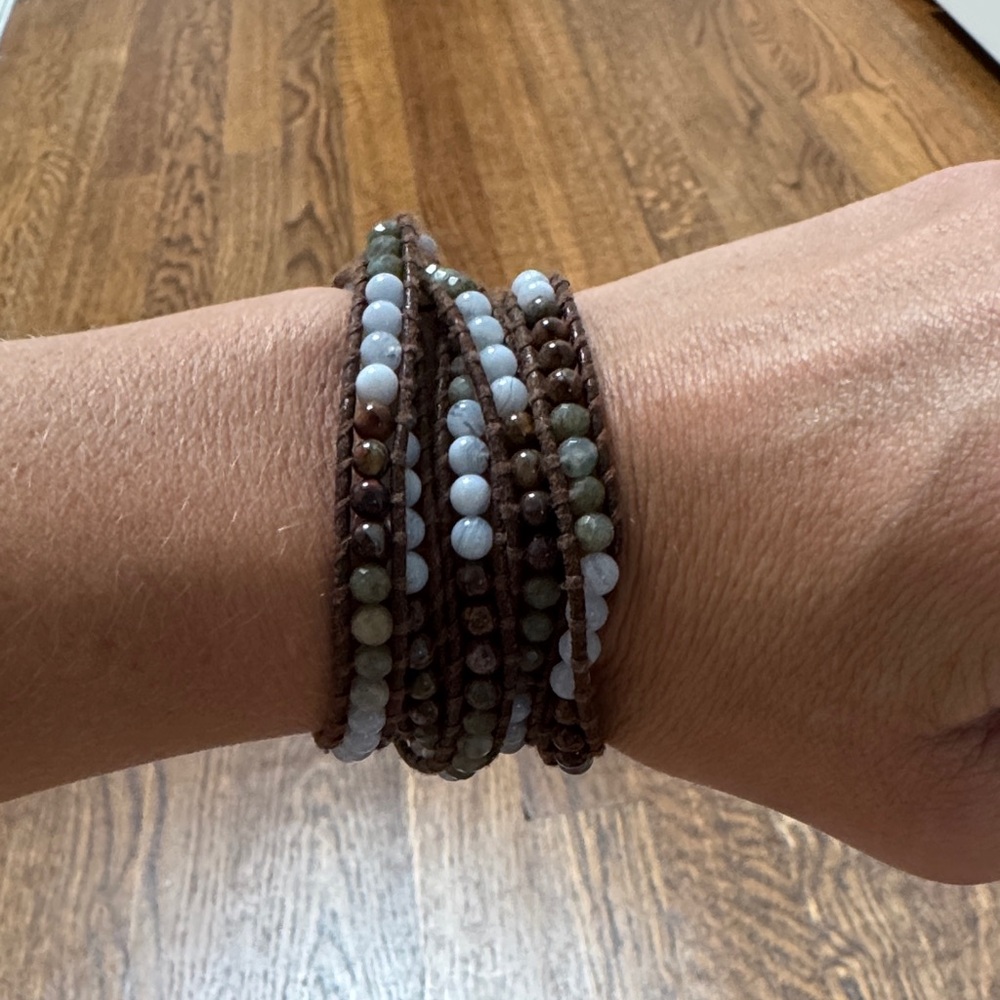 Chan Luu Multi-Color Beaded Wrap Bracelet